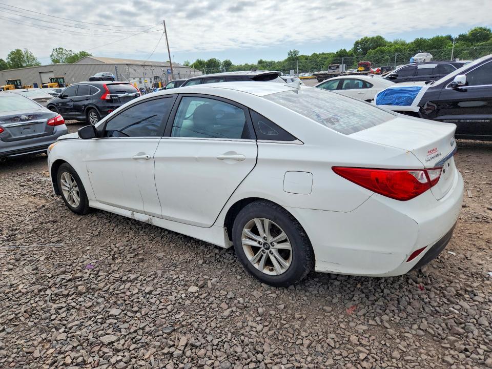 2014 Hyundai VIN 5NPEB4ACXEH837414 COPART salvage auction — FRONT END, Pa - Certificate Of Salvage, sold $600 on 2026-07-06 (photo 2)
