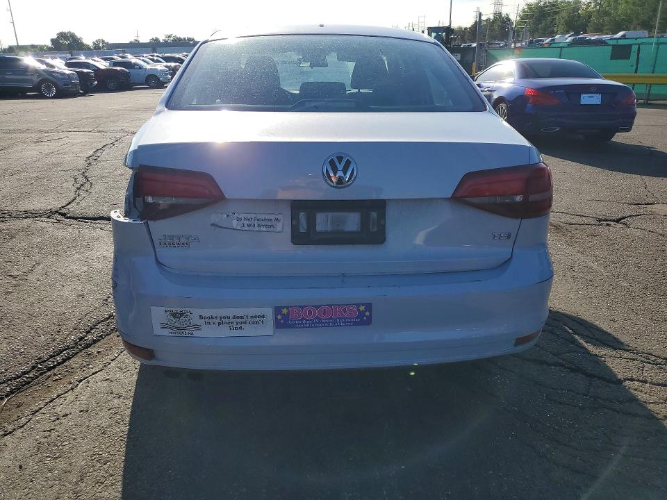 2017 Volkswagen Jetta VIN 3VW2B7AJ5HM293421 COPART salvage auction — REAR END, Co - Public - Salvage Title, sold $1,800 on 2026-07-09 (photo 6)