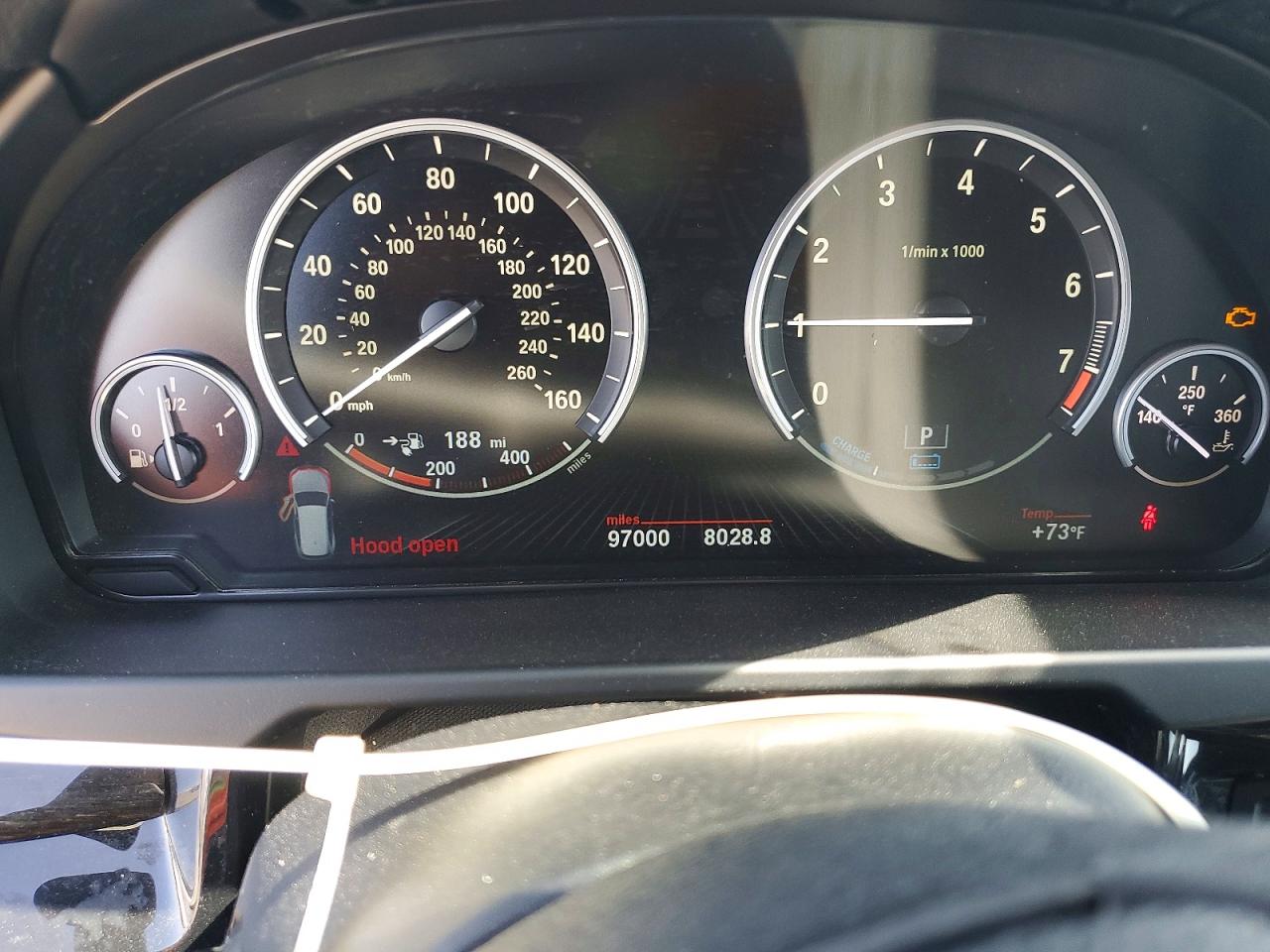 2017 BMW X5 VIN 5UXKT0C33H0S80996 COPART salvage auction — Front End, CA - DIS/DLR/EXP ONLY CLEAN TITLE, sold $4,250 on 2026-07-03 (photo 9)