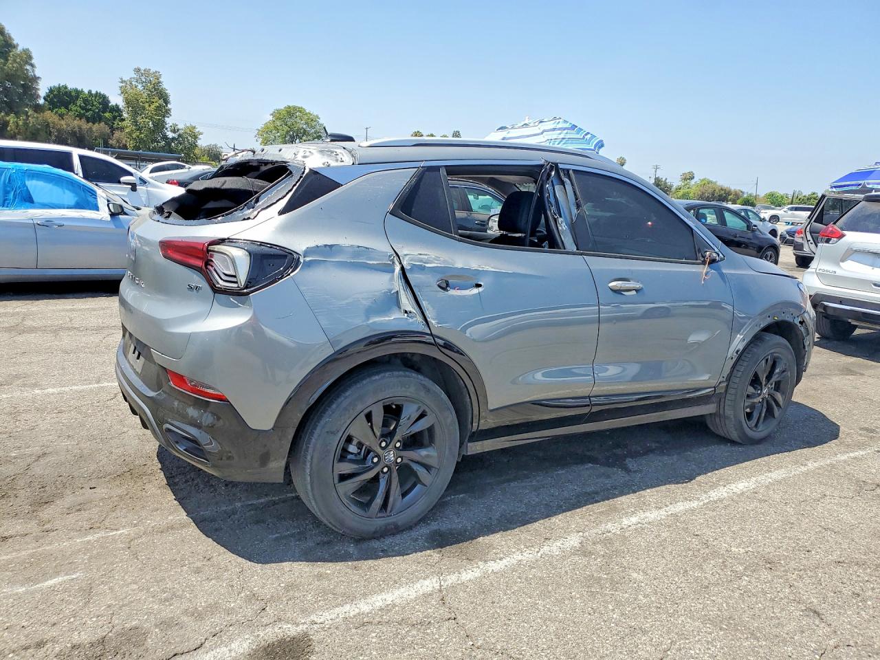 2024 Buick Encore GX VIN KL4AMDSL0RB143744 COPART salvage auction — Rollover, CA - SALVAGE CERTIFICATE, sold $3,150 on 2026-07-10 (photo 3)