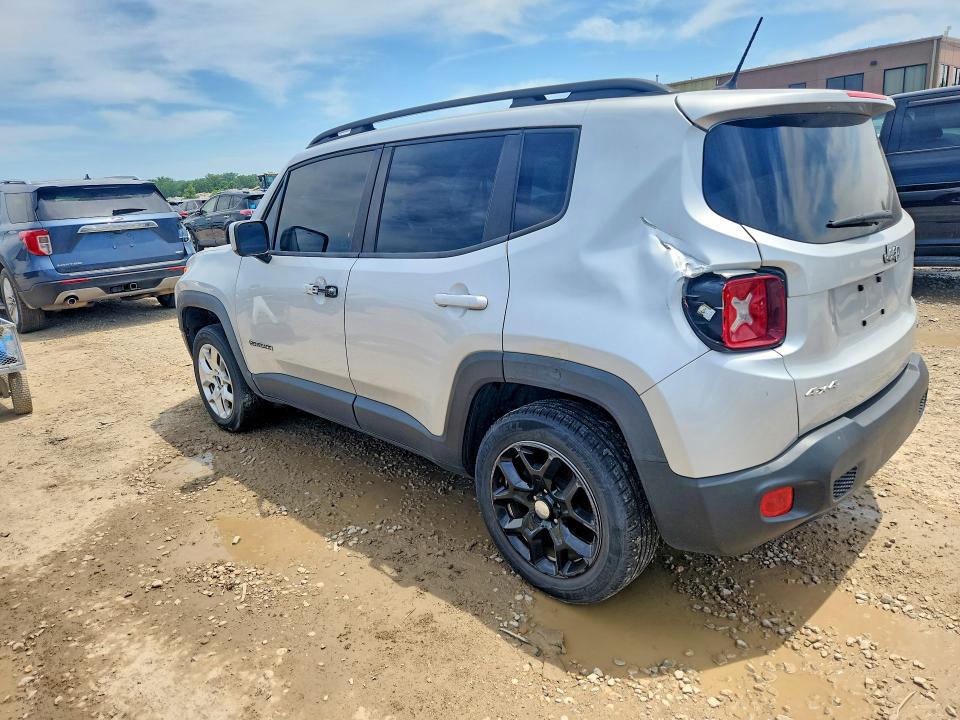 2016 Jeep VIN ZACCJBBT4GPE33712 COPART salvage auction — REAR END, Oh - Certificate Of Title, sold $1,450 on 2026-07-14 (photo 2)