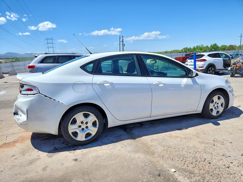 2014 Dodge VIN 1C3CDFAA7ED672802 COPART salvage auction — REAR END, Co - Public - Salvage Title, sold $900 on 2026-07-22 (photo 3)