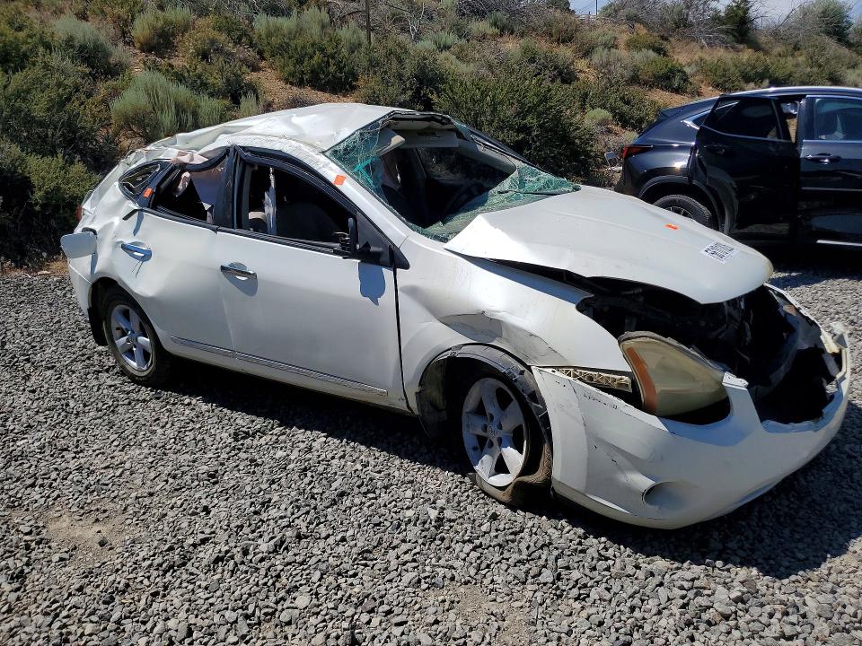 2012 Nissan VIN JN8AS5MV6CW405190 COPART salvage auction — ROLLOVER, Nv - Non-Repairable Vehicle Cert, sold $90 on 2026-07-09 (photo 4)