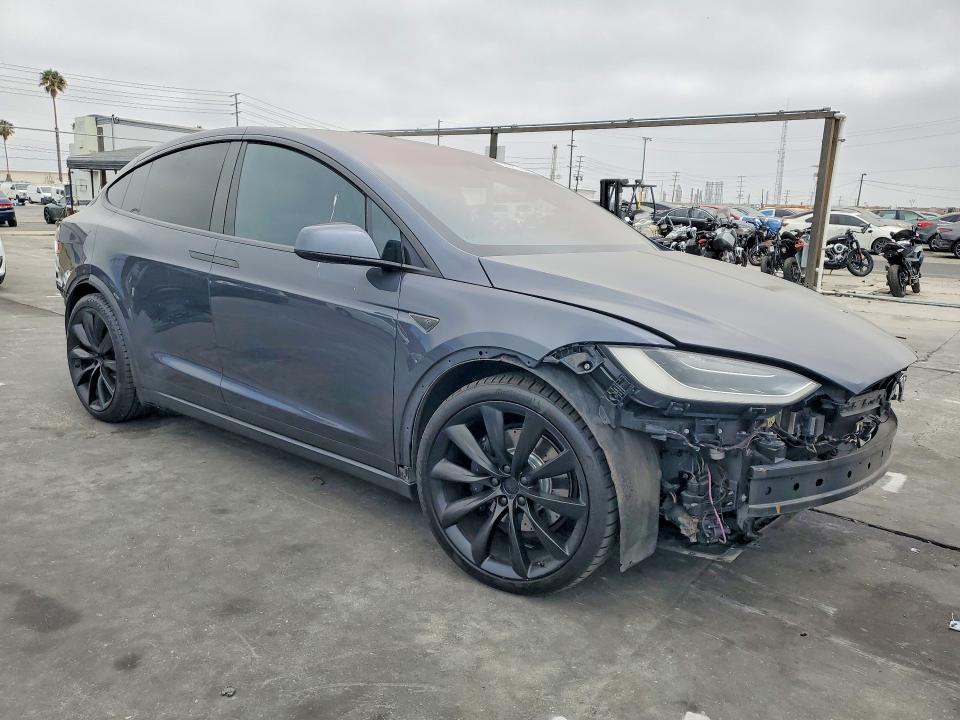 2016 Tesla Model x VIN 5YJXCBE29GF012249 COPART salvage auction — REAR END, Ca - Salvage Certificate, sold $5,000 on 2026-07-29 (photo 4)