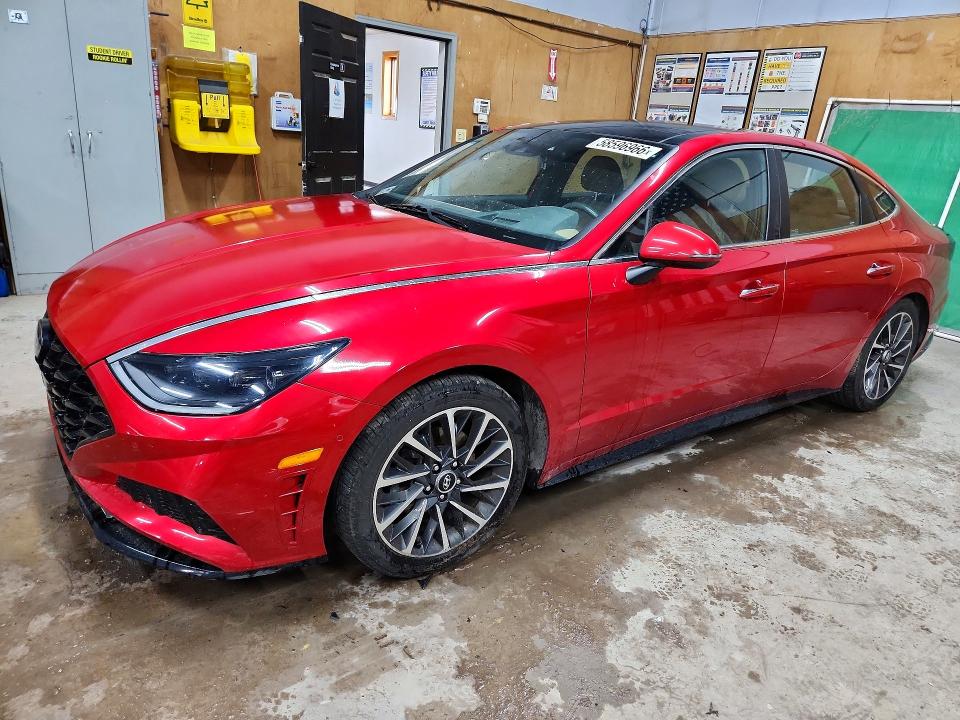 2020 Hyundai Sonata VIN 5NPEH4J27LH010764 COPART salvage auction — REAR END, Mi - Certificate Of Title, sold $4,750 on 2026-07-08 (photo 1)