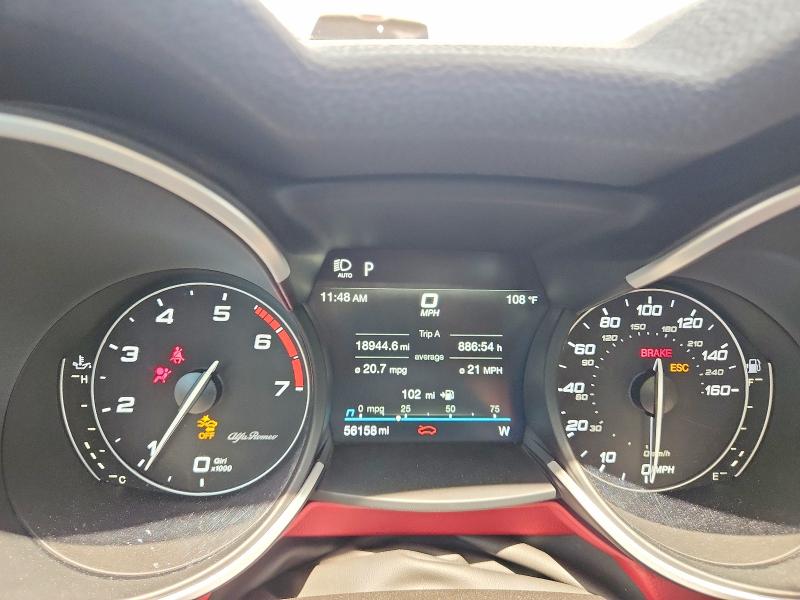 2021 Alfa romeo Stelvio VIN ZASPAJANXM7D14917 COPART salvage auction — REAR END, FL - CERT OF TITLE SLVG REBUILDABLE, sold $7,300 on 2026-07-17 (photo 9)