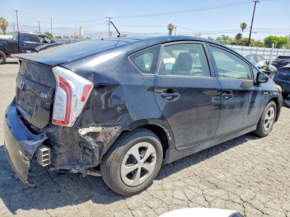 2014 Toyota Prius VIN JTDKN3DU9E1778193 COPART salvage auction — REAR END, CA - SALVAGE CERTIFICATE, sold $1,200 on 2026-07-20 (photo 3)