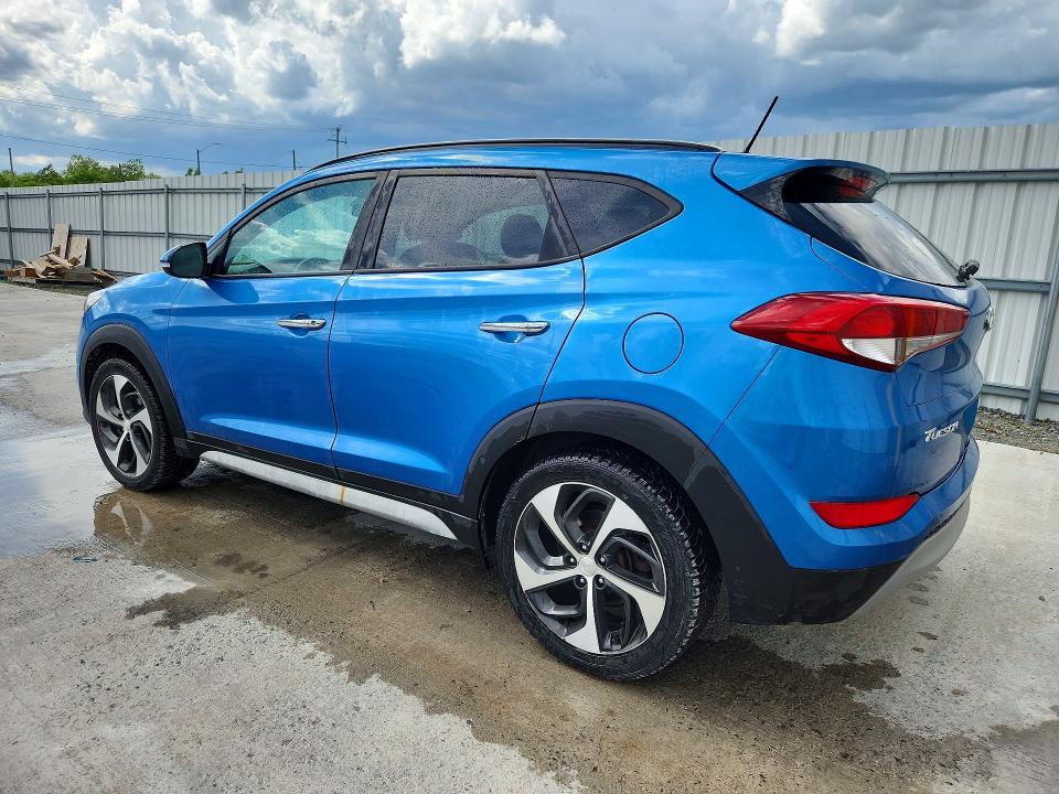 2017 Hyundai Tucson VIN KM8J3CA29HU408249 COPART salvage auction — REAR END, ON - PERMIT NO BRAND - UNFIT (P), sold $3,550 on 2026-07-22 (photo 2)