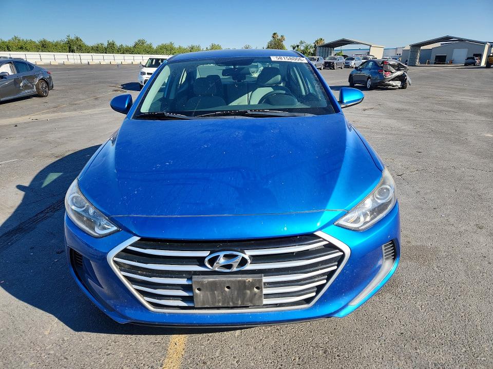 2017 Hyundai VIN 5NPD84LF0HH065978 COPART salvage auction — REAR END, Ca - Salvage Certificate, sold $2,600 on 2026-07-09 (photo 5)