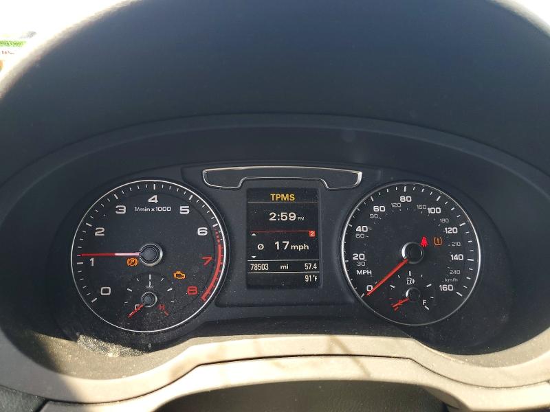 2018 Audi Q3 VIN WA1ECCFS9JR021752 COPART salvage auction — FRONT END, Nj - Cert Of Title-Salvage, sold $1,850 on 2026-07-10 (photo 9)