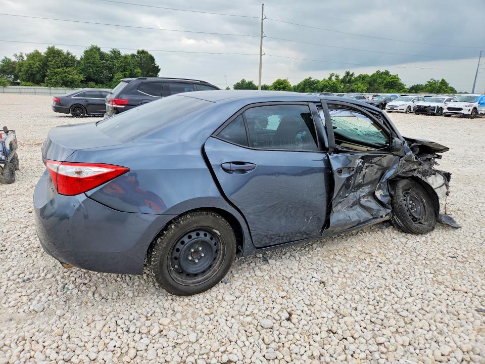 2016 Toyota Corolla VIN 2T1BURHE0GC619540 COPART salvage auction — SIDE, TX - SALVAGE VEHICLE TITLE (P), sold $950 on 2026-07-09 (photo 3)