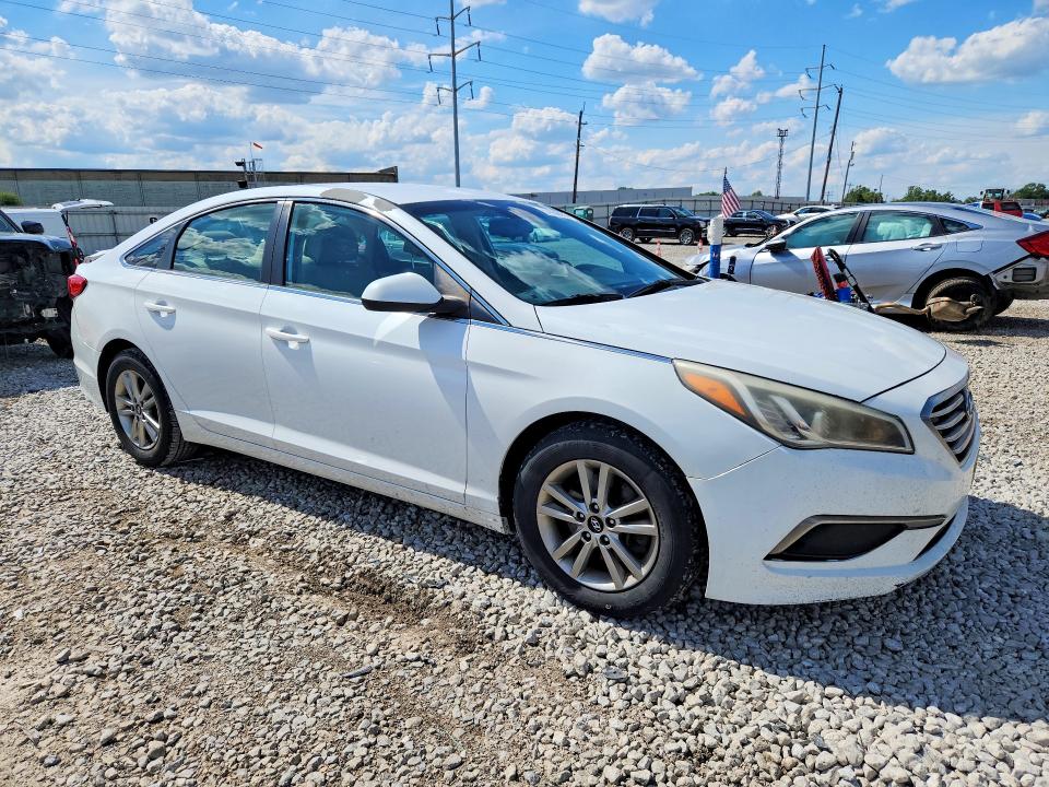 2016 Hyundai Sonata VIN 5NPE24AF2GH314255 COPART salvage auction — REAR END, OH - CERT OF TITLE-SALVAGE, sold $500 on 2026-07-02 (photo 4)