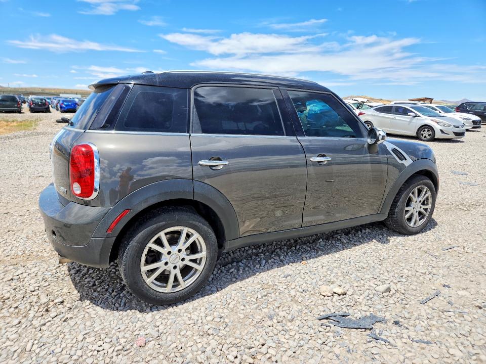 2012 Mini Cooper VIN WMWZB3C53CWM03141 COPART salvage auction — FRONT END, Ut - Salvage Certificate, sold $325 on 2026-07-31 (photo 3)