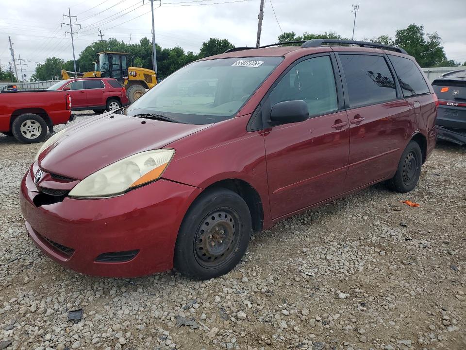 2009 Toyota Sienna VIN 5TDZK23C09S288759 COPART salvage auction — FRONT END, Oh - Certificate Of Title, sold $700 on 2026-07-17 (photo 1)