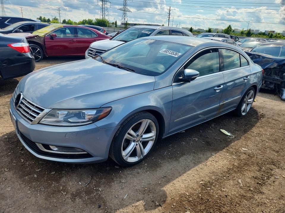 2013 Volkswagen Passat cc VIN WVWBP7AN6DE545409 COPART salvage auction — ROOF, Il - Salvage Certificate, sold $275 on 2026-07-16 (photo 1)