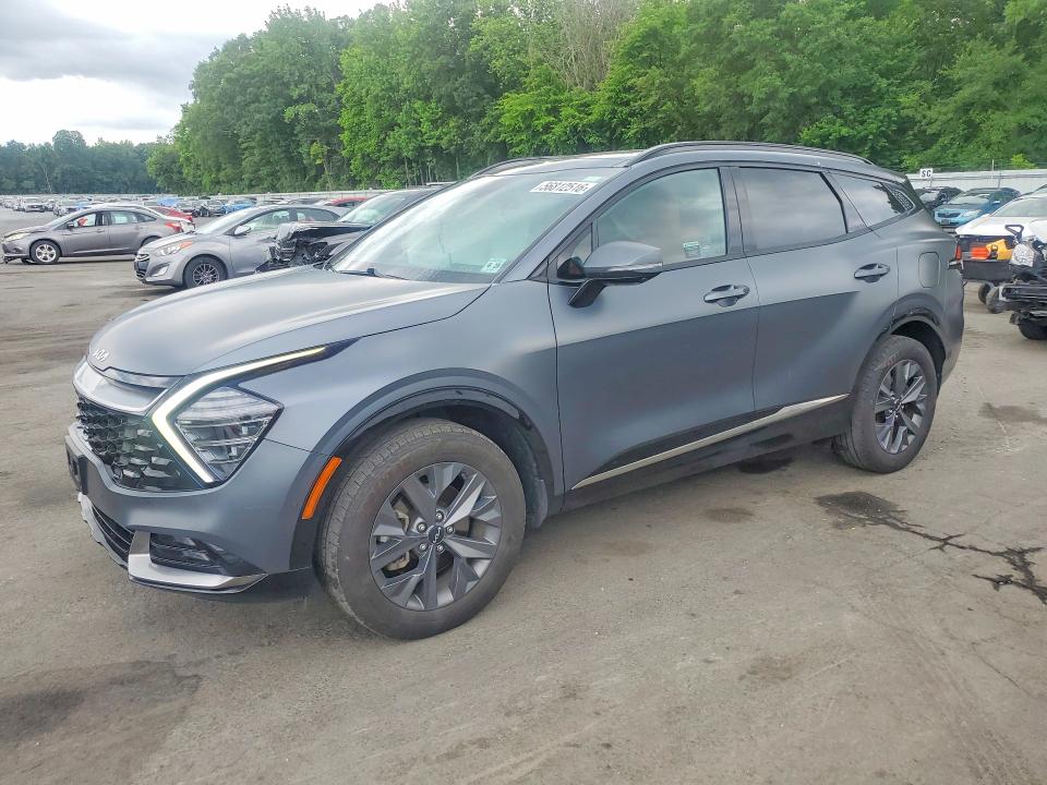 2023 Kia Sportage VIN KNDPXCAG3P7067829 COPART salvage auction — SIDE, Nj - Cert Of Title-Salvage, sold $12,500 on 2026-07-16 (photo 1)