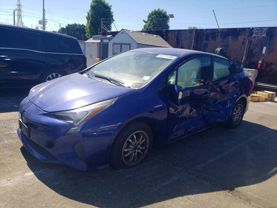 2018 Toyota Prius VIN JTDKBRFU2J3598111 COPART salvage auction — FRONT END, Ca - Salvage Certificate, sold $2,800 on 2026-07-08 (photo 1)