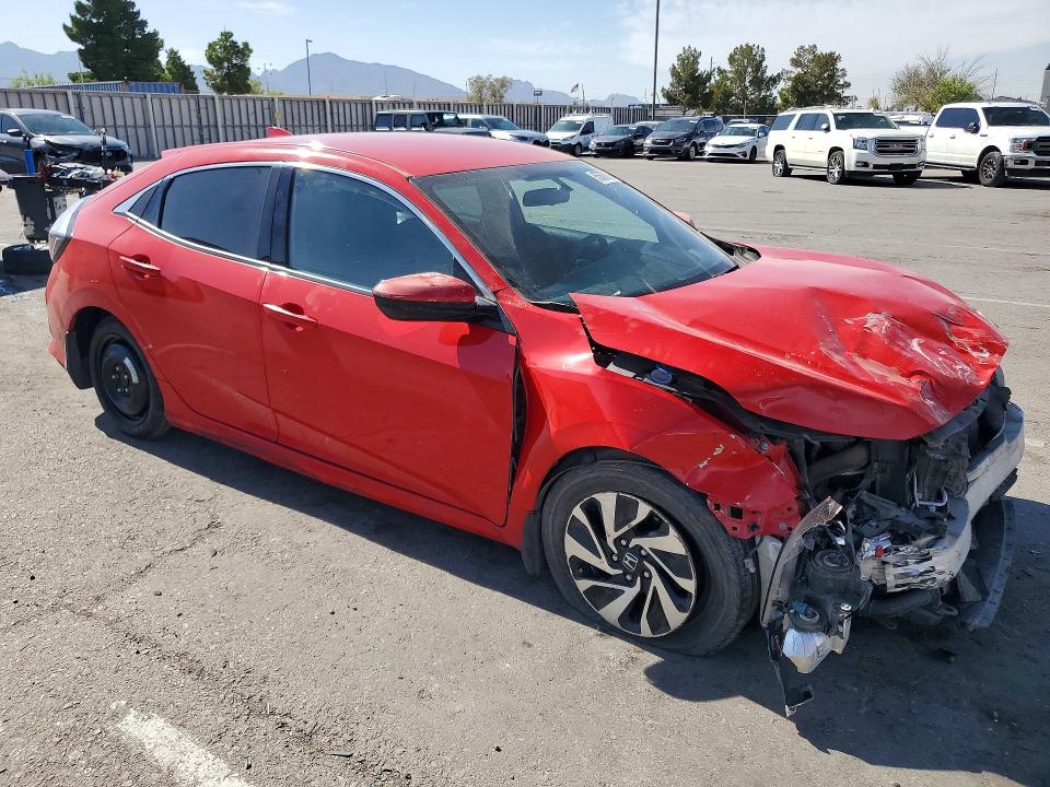 2017 Honda VIN SHHFK7H28HU223823 COPART salvage auction — FRONT END, Tx - Salvage Vehicle Title, sold $2,500 on 2026-07-31 (photo 4)