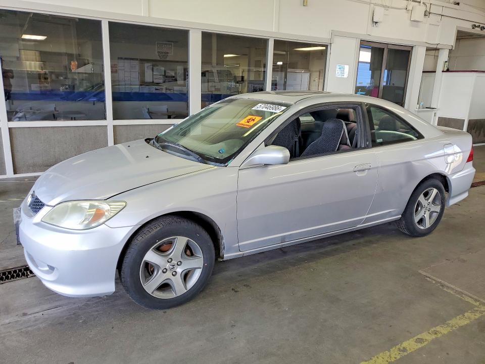 2004 Honda Civic VIN 1HGEM22954L015312 COPART salvage auction — VANDALISM, Or - Certificate Of Title, sold $350 on 2026-07-10 (photo 1)