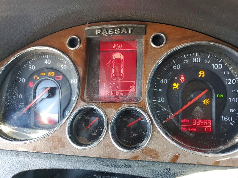 2007 Volkswagen Passat VIN WVWTK73C57E051531 COPART salvage auction — FRONT END, Ca - Salvage Certificate, sold $225 on 2026-07-16 (photo 9)