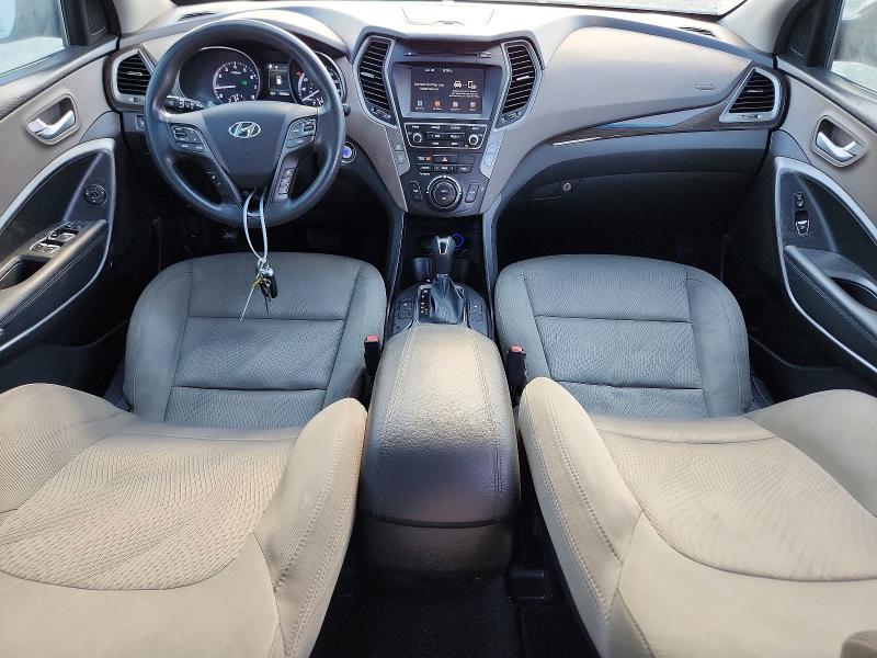2018 Hyundai Santa fe VIN 5XYZU3LB8JG521392 COPART salvage auction — REAR END, Tx - Salvage Vehicle Title, sold $3,300 on 2026-07-31 (photo 8)