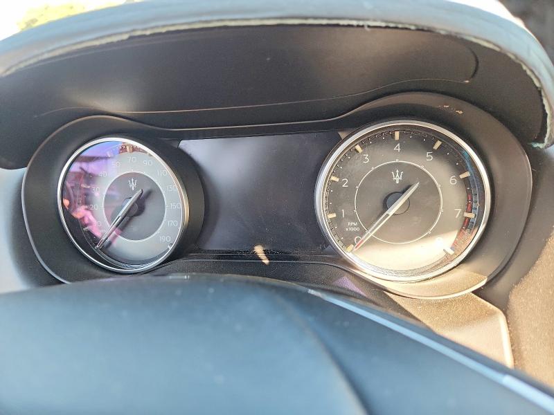 2021 Maserati Ghibli VIN ZAM57XSL4M1362779 COPART salvage auction — FRONT END, CA - SALVAGE CERTIFICATE, sold $2,600 on 2026-07-25 (photo 9)