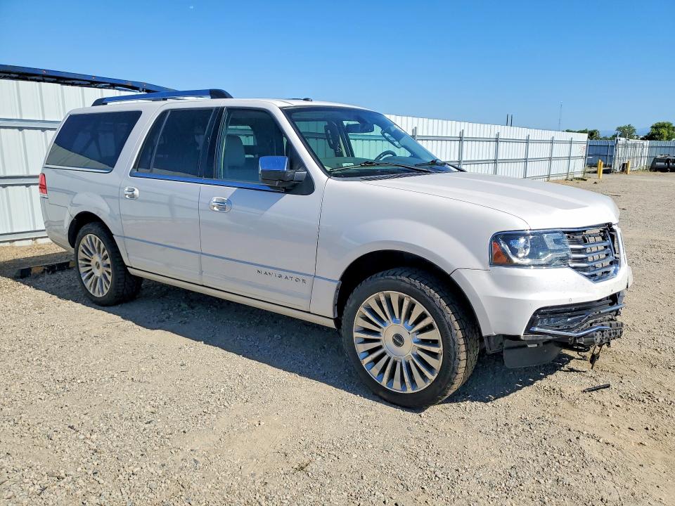 2016 Lincoln Navigator VIN 5LMJJ3JT1GEL03368 COPART salvage auction — FRONT END, Ca - Salvage Certificate, sold $300 on 2026-07-24 (photo 4)