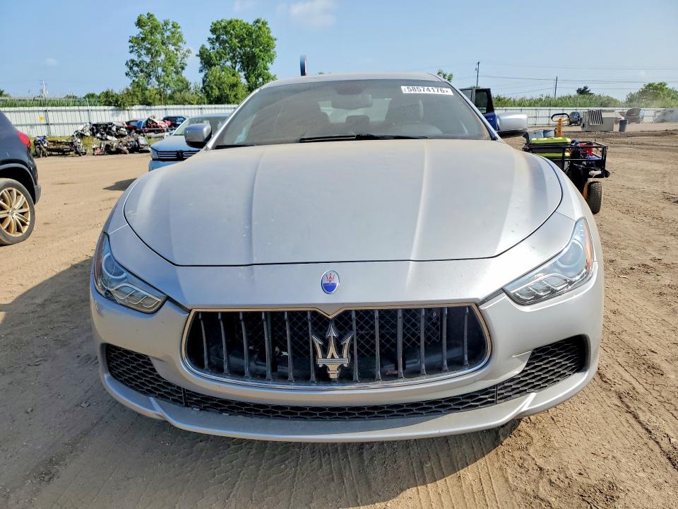 2014 Maserati Ghibli VIN ZAM57XSA2E1113283 COPART salvage auction — HAIL, Oh - Cert Of Title-Salvage, sold $4,400 on 2026-07-06 (photo 5)