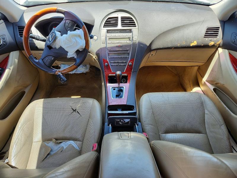 2007 Lexus ES VIN JTHBJ46G372068033 COPART salvage auction — FRONT END, Ok - Cert Of Title-Salvage, sold $175 on 2026-07-29 (photo 8)