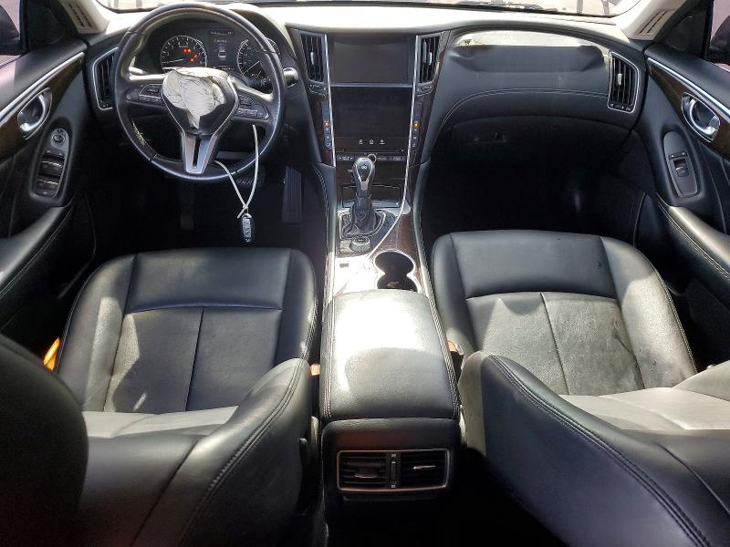 2018 Infiniti Q50 VIN JN1EV7AR4JM440619 COPART salvage auction — FRONT END, Fl - Cert Of Title Slvg Rebuildable, sold $15 on 2026-07-30 (photo 8)