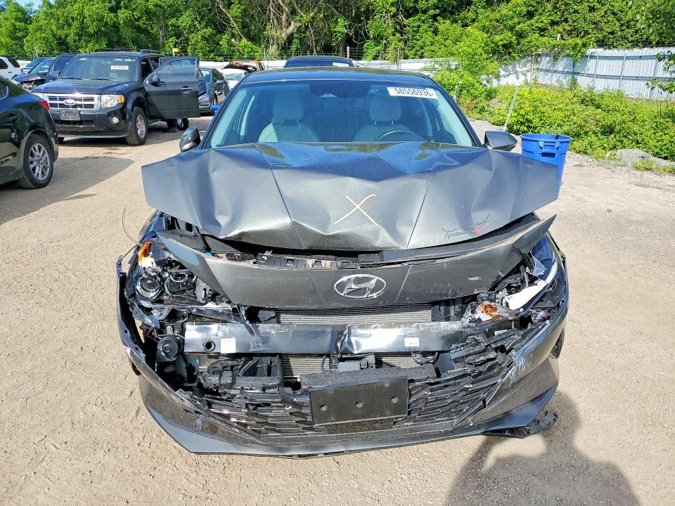 2023 Hyundai Elantra VIN KMHLN4AG5PU601212 COPART salvage auction — FRONT END, On - Permit Salvage, sold $350 on 2026-07-28 (photo 5)