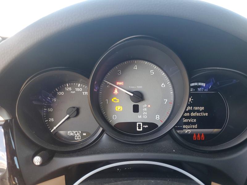 2022 Porsche Macan VIN WP1AG2A52NLB23048 COPART salvage auction — FRONT END, Ca - Salvage Certificate, sold $22,100 on 2026-07-07 (photo 9)