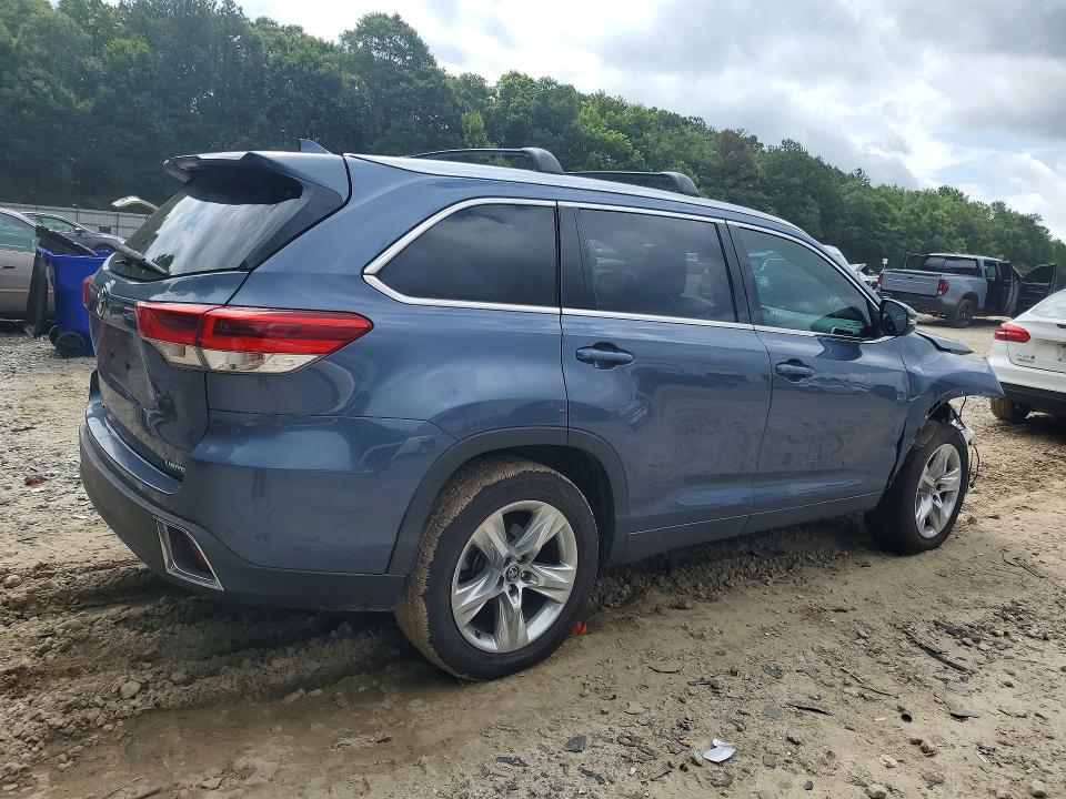 2018 Toyota Highlander VIN 5TDYZRFH5JS273816 COPART salvage auction — FRONT END, Ga - Cert Of Title-Salvage, sold $9,900 on 2026-07-17 (photo 3)