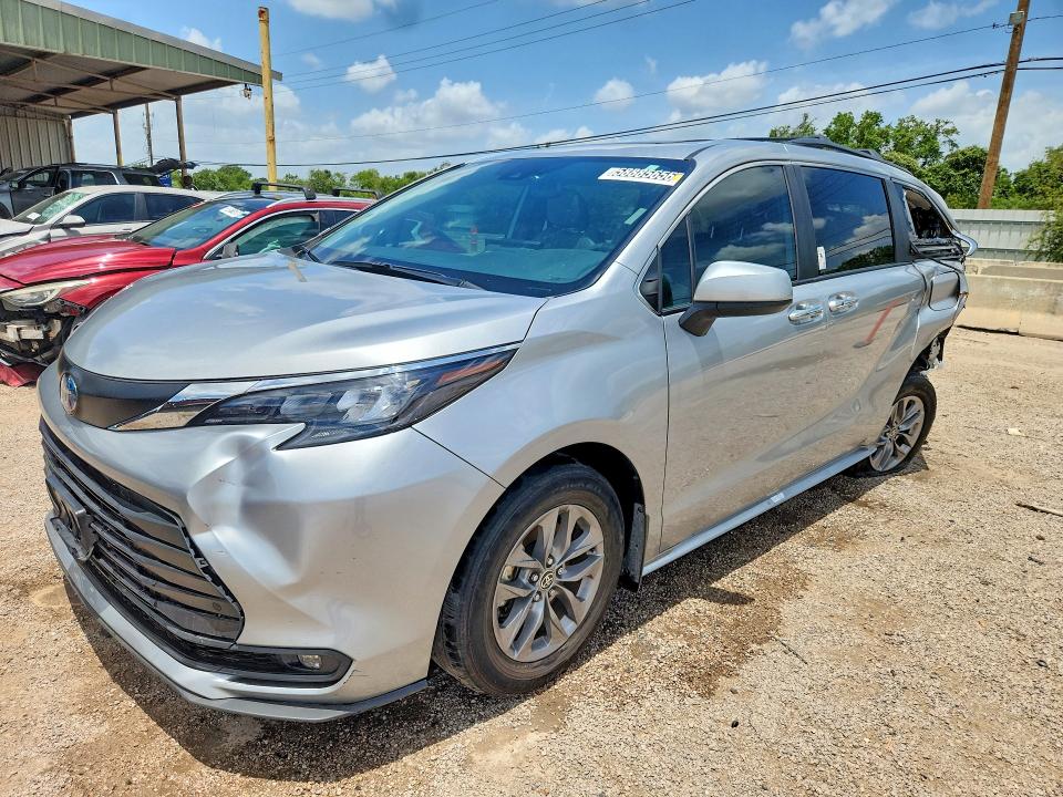 2025 Toyota Sienna VIN 5TDJRKEC2SS275684 — COPART salvage auction photo