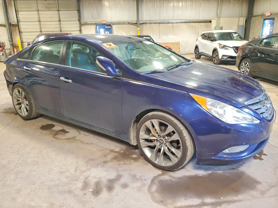 2012 Hyundai VIN 5NPEC4AB8CH459580 COPART salvage auction — REAR END, Pa - Certificate Of Salvage, sold $525 on 2026-07-13 (photo 4)
