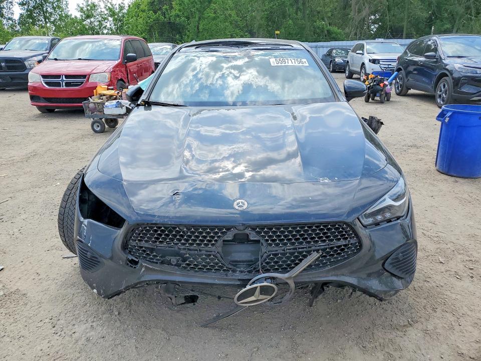 2025 Mercedes-benz Cla-class VIN W1K5J4HB5SN504877 COPART salvage auction — FRONT END, ON - PERMIT NO BRAND - UNFIT, sold $1,100 on 2026-07-21 (photo 5)