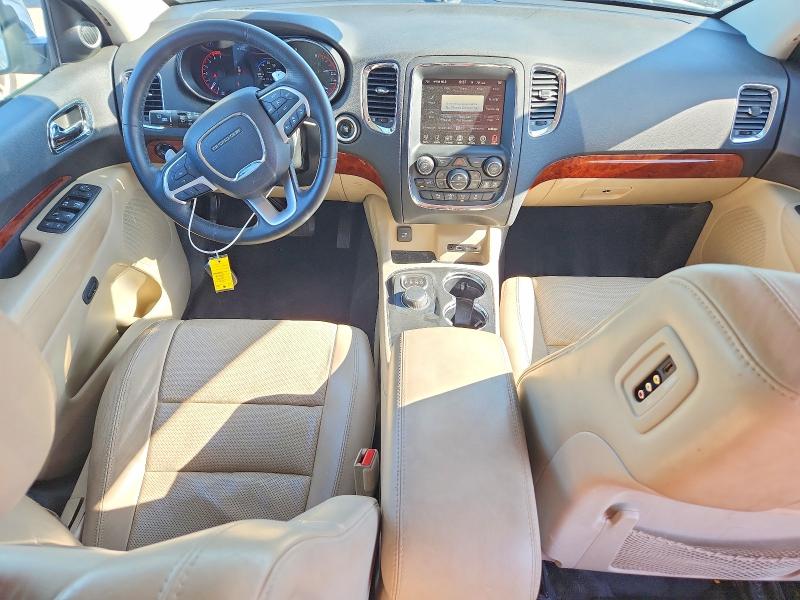 2015 Dodge Durango VIN 1C4SDJET1FC849566 COPART salvage auction — FRONT END, IN - CERT OF TITLE-SALVAGE TITLE, sold $4,700 on 2026-07-31 (photo 8)