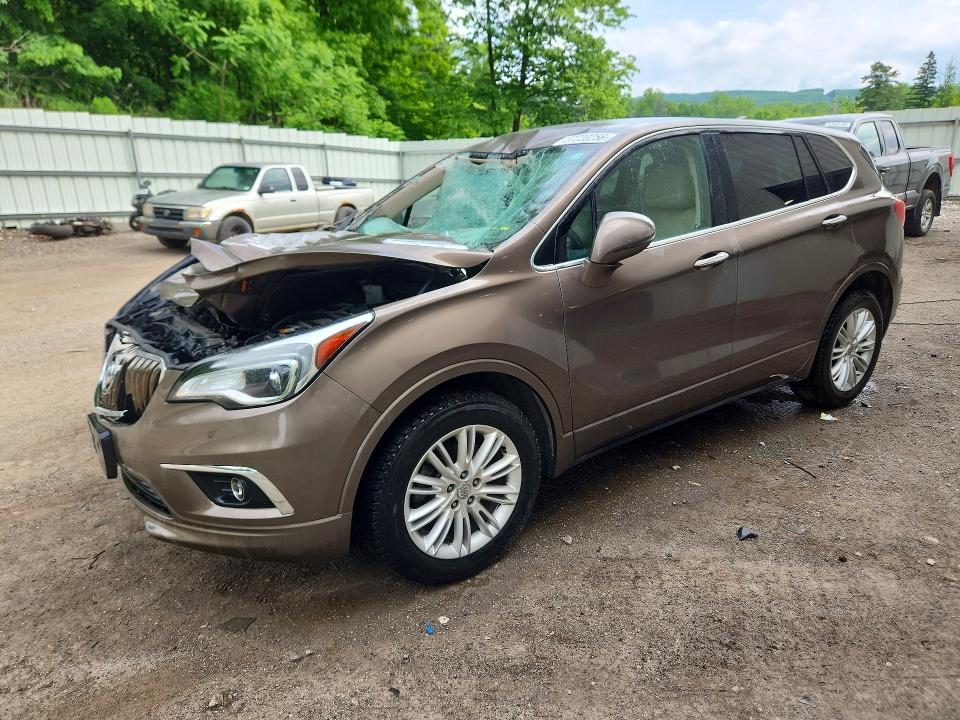 2018 Buick Envision VIN LRBFXCSAXJD054038 COPART salvage auction — FRONT END, Vt - Cert Of Title-Salvage Vehicle, sold $200 on 2026-07-13 (photo 1)