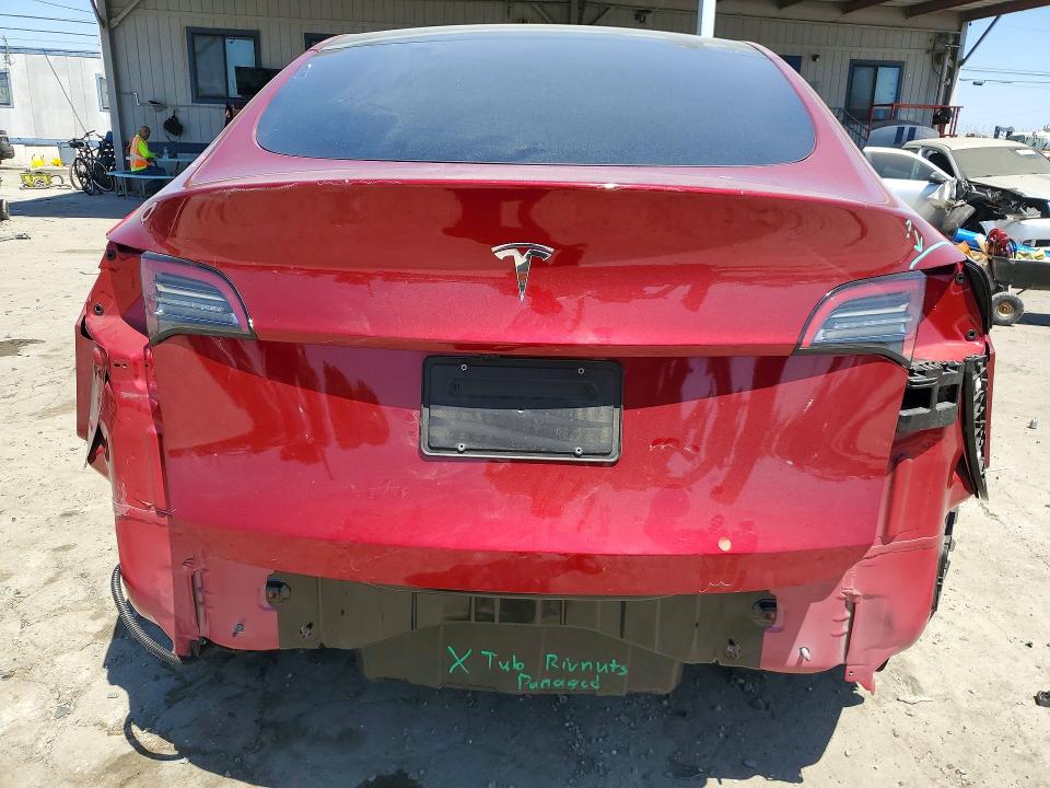 2024 Tesla VIN 7SAYGDEDXRF164553 COPART salvage auction — FRONT END, CA - SALVAGE CERTIFICATE, sold $9,600 on 2026-07-23 (photo 6)