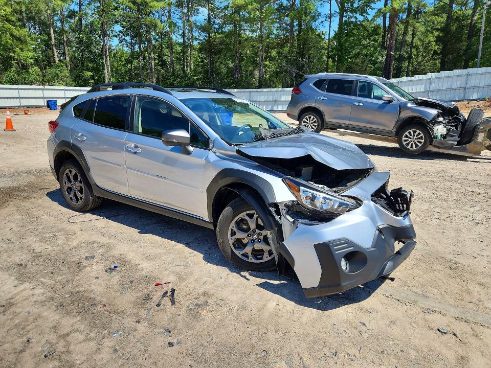 2021 Subaru VIN JF2GTHSC0MH297744 COPART salvage auction — FRONT END, Nc - Salvage Certificate Of Title, sold $1,900 on 2026-07-31 (photo 4)