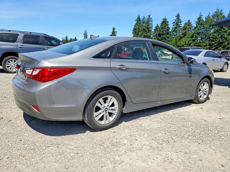 2014 Hyundai VIN 5NPEB4AC6EH862536 COPART salvage auction — VANDALISM, Wa - Bill Of Sale, sold $375 on 2026-07-02 (photo 3)
