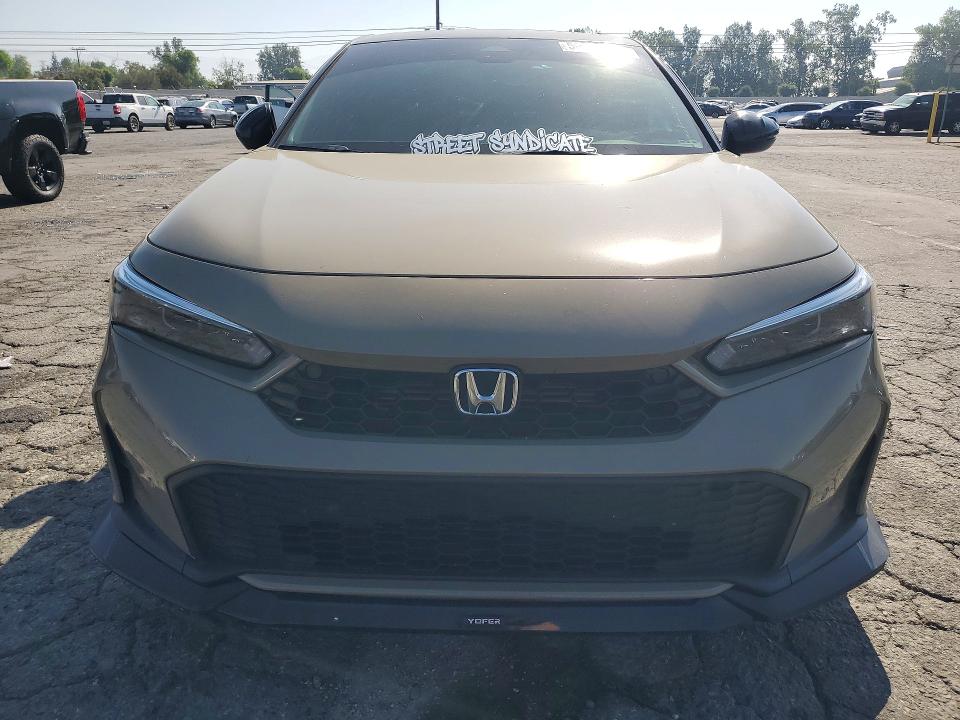2025 Honda Civic VIN JHMFL4H9XSX002701 COPART salvage auction — SIDE, Ca - Salvage Certificate, sold $5,300 on 2026-07-27 (photo 5)
