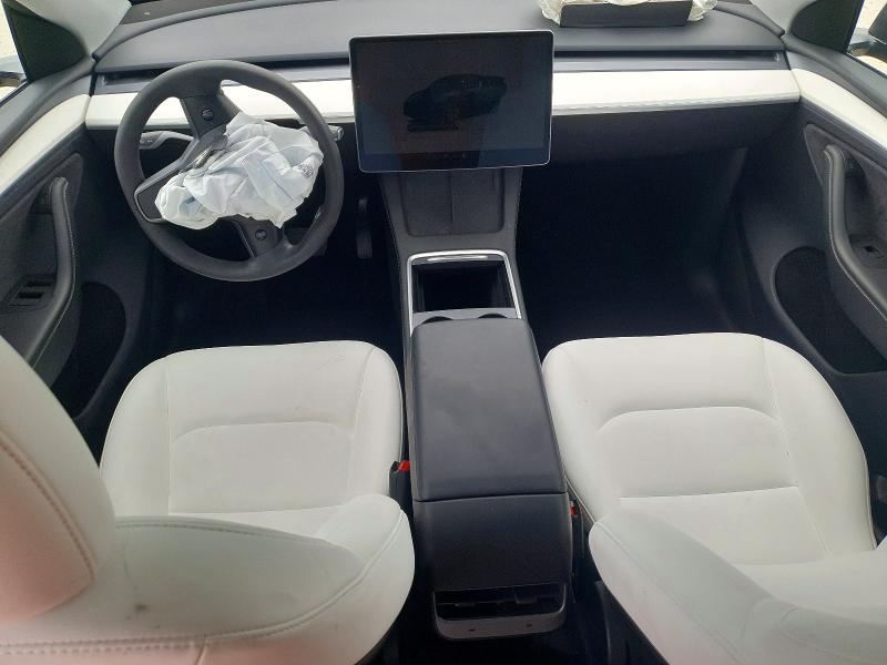 2023 Tesla Model y VIN 7SAYGDEE1PA195340 COPART salvage auction — FRONT END, Salvage Title, sold $6,700 on 2026-07-22 (photo 8)
