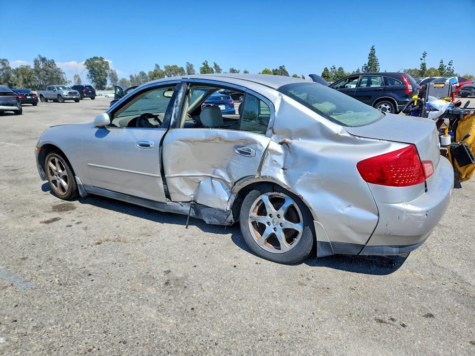2004 Infiniti G35 VIN JNKCV51F14M719222 COPART salvage auction — SIDE, Ca - Salvage Certificate, sold $625 on 2026-07-28 (photo 2)