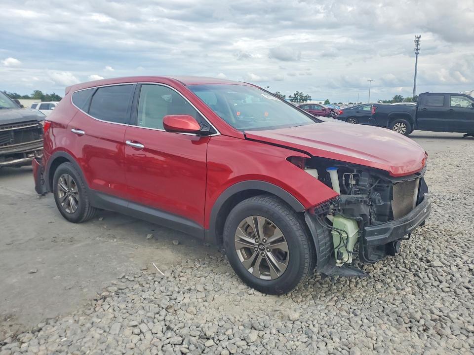 2015 Hyundai Santa fe VIN 5XYZT3LB5FG245506 COPART salvage auction — FRONT END, Fl - Cert Of Title Slvg Rebuildable, sold $2,650 on 2026-07-06 (photo 4)