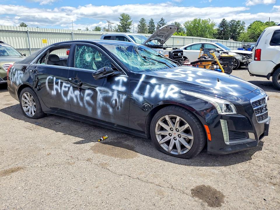 2014 Cadillac Cts VIN 1G6AP5SX5E0192260 COPART salvage auction — VANDALISM, Pa - Certificate Of Salvage, sold $725 on 2026-07-10 (photo 4)