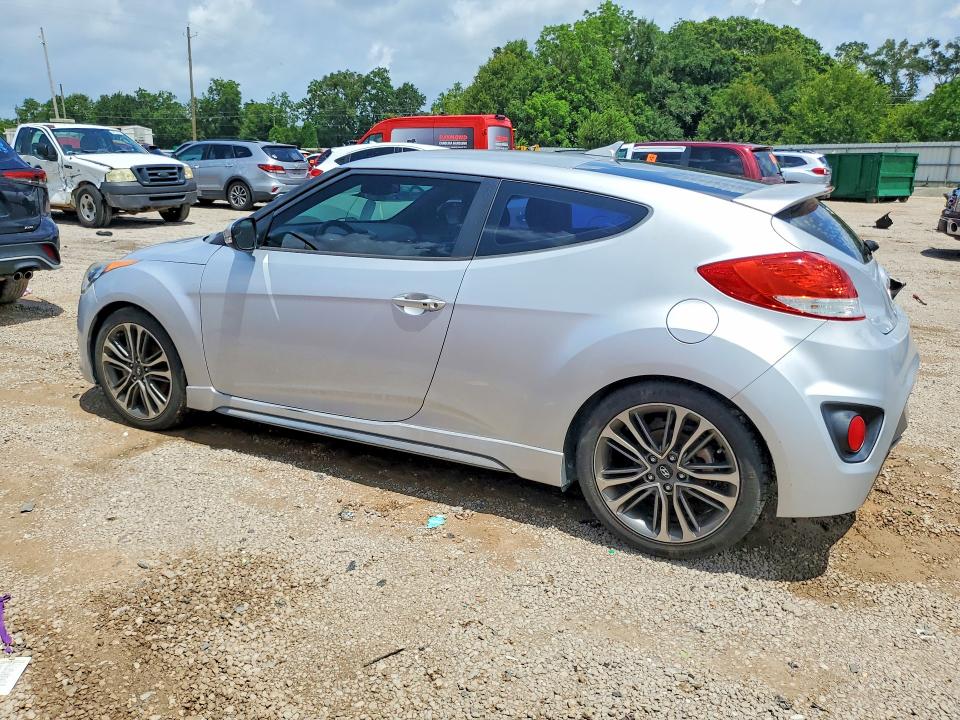 2016 Hyundai Veloster VIN KMHTC6AE5GU263455 COPART salvage auction — NORMAL WEAR, Ms - Certificate Of Title, sold $825 on 2026-07-21 (photo 2)