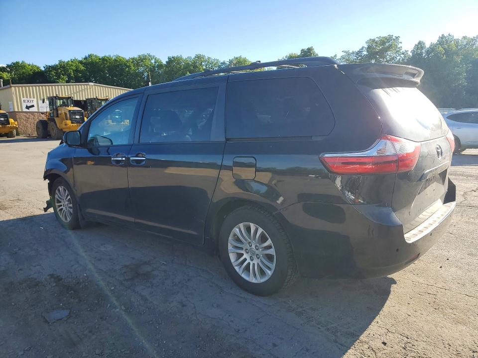 2016 Toyota Sienna VIN 5TDYK3DC3GS758344 COPART salvage auction — FRONT END, Ny - Mv-907A Salvage Certificate, sold $1,900 on 2026-07-07 (photo 2)