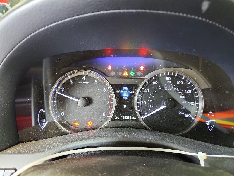 2013 Lexus Gs VIN JTHCE1BL2D5011827 COPART salvage auction — HAIL, Mn - Cert Of Title-Salvage, sold $6,900 on 2026-07-09 (photo 9)