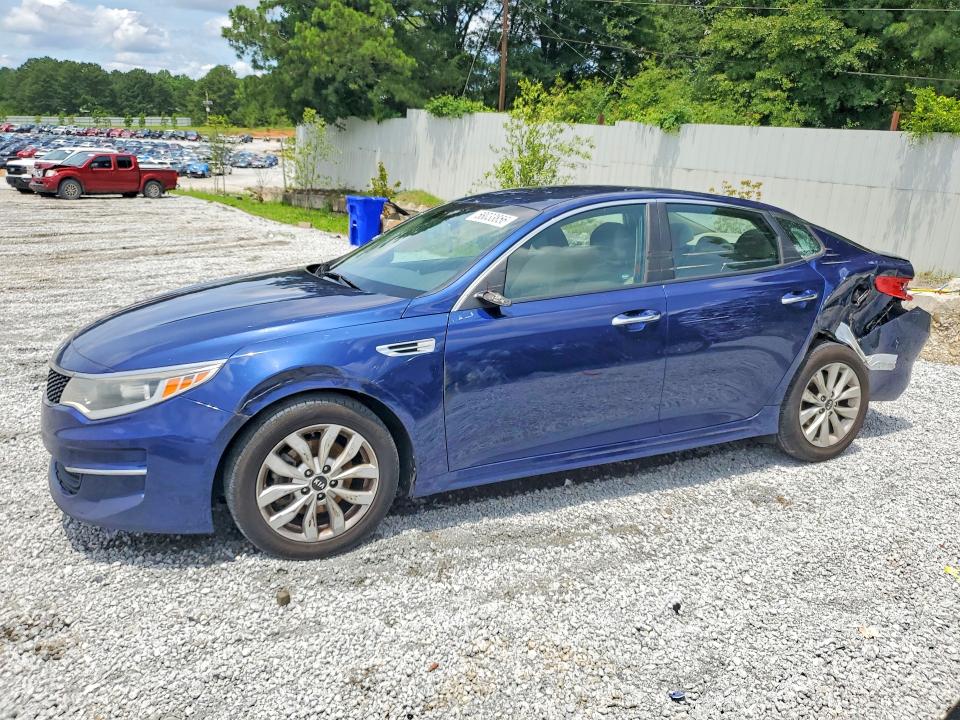 2016 Kia Optima VIN 5XXGT4L37GG007152 COPART salvage auction — REAR END, Ga - Cert Of Title-Salvage, sold $1,050 on 2026-07-20 (photo 1)